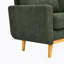 Canapé capitonné 67,7 po de largeur Mid-Century avec pieds en bois-1195141569