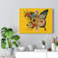 Faith Butterfly Cross - Wrapped Canvas Print