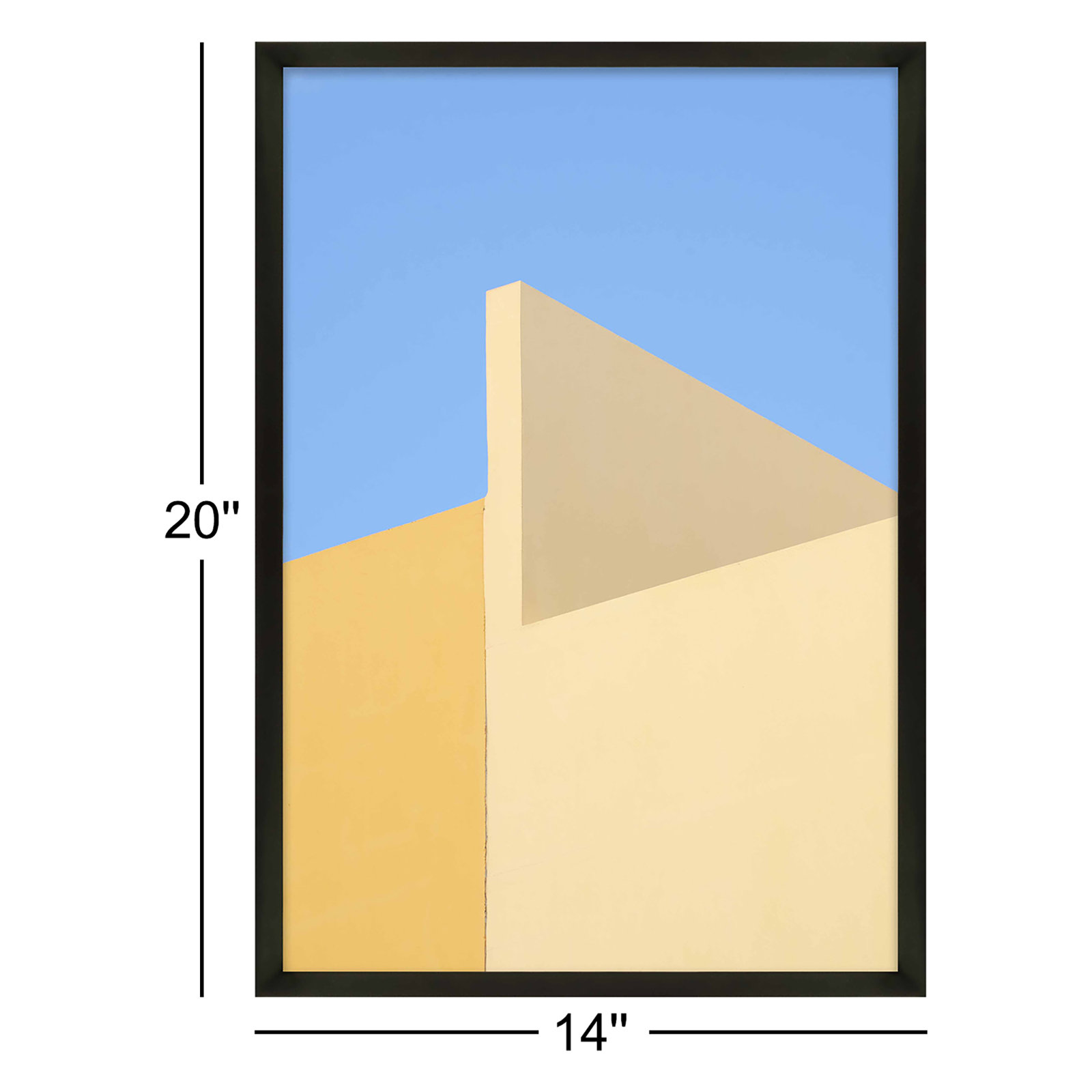 In the Sun Print by Svetlana Smirnova, 20" H x 14" W, Black