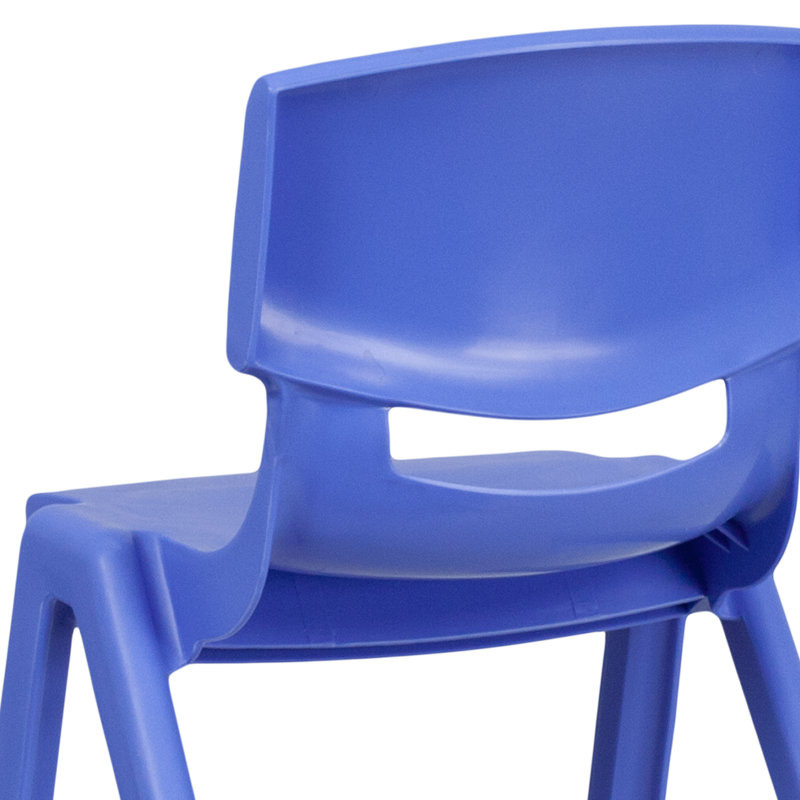 Chaise de classe Goddard, Bleu, Bleu, 14"