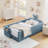 Twin Size Upholstered Platform Bed-1476397581