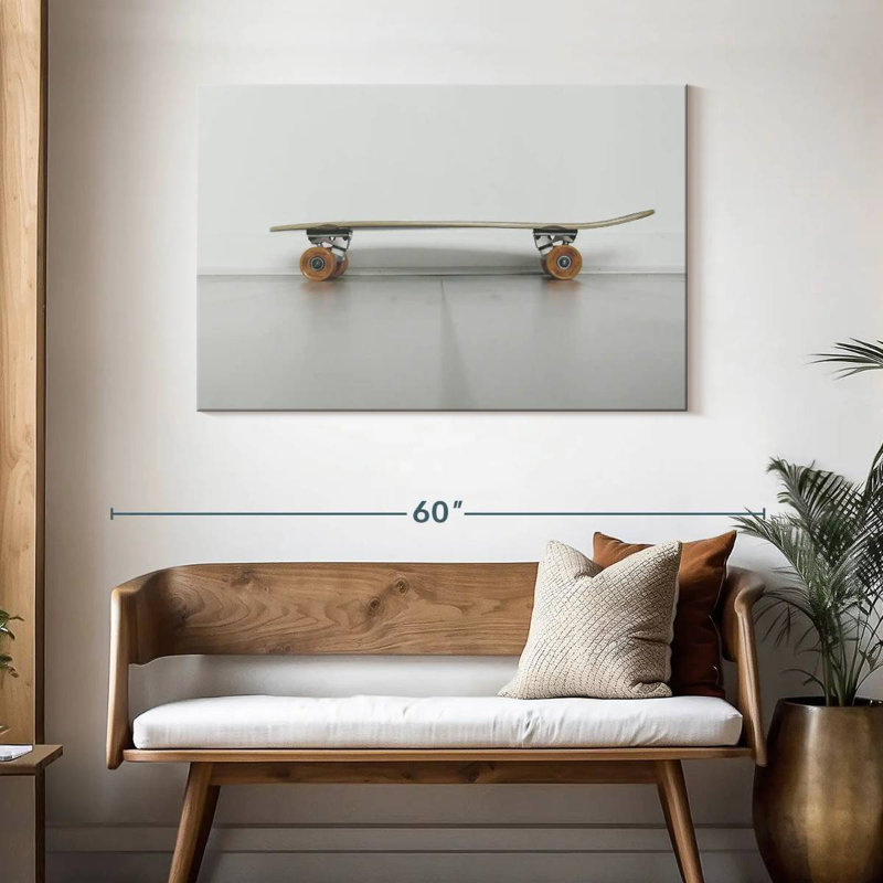 Senne Cool Skateboard, 30" H x 45" W