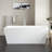 Eaton 59" Freestanding Soaking Acrylic Bathtub