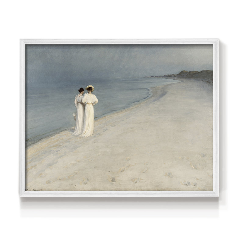 Paysages rétro-CECCXXVII-impression encadrée - réaménageable, H 16 po x l 20 po, Blanc