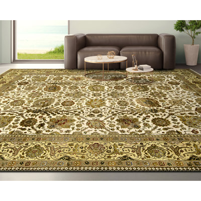 Tapis rectangulaire noué à la main