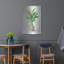 Art mural en métal Winston Porter «Greenhouse Palm 2 Chevron» par Danhui Nai-1128701117
