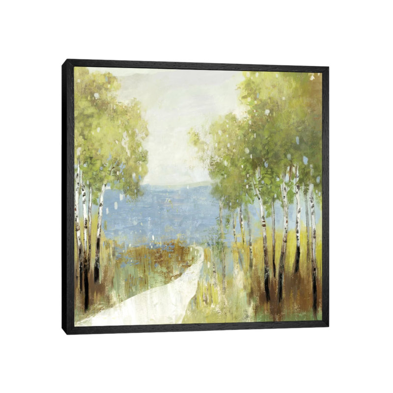 Serenity by Allison Pearce - Painting on Canvas, Black Framed Canvas, 66.04 cm H x 66.04 cm W