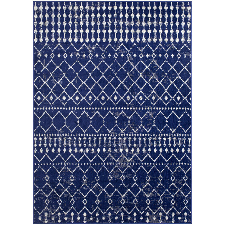 Docia PSS-2370 4'11" X 7' Machine Woven Rug