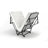 Folding Rollaway Bed with 4" Twin Mattress