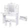 Greyden Vanity Set with LED Mirror & Stool