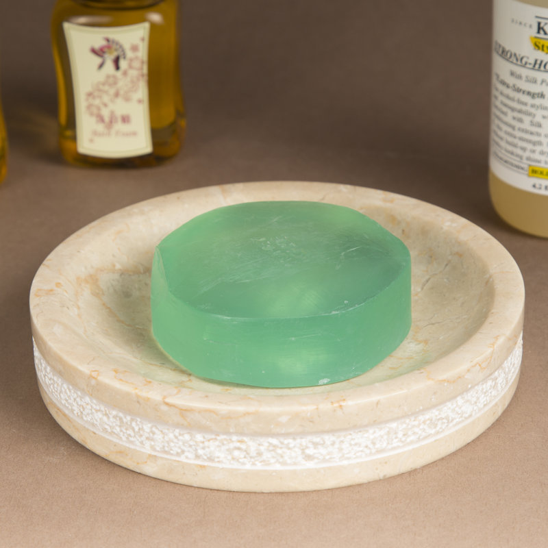 Plat de savon sculpté à la main spa