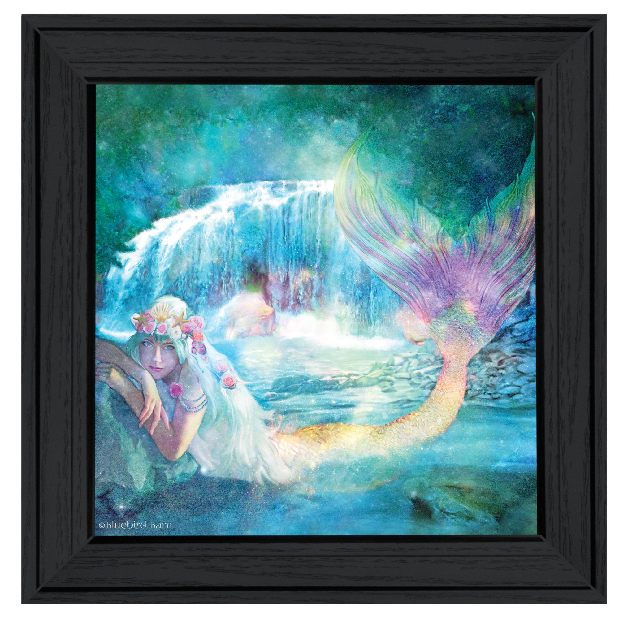 Curated visual reference: Visual Reference: Rosecliff Heights Woodland Cove Mermaid Framed Wall Art For Living