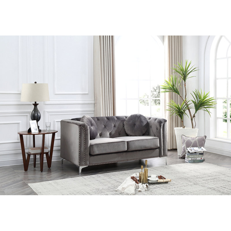 Causeuse Contemporary, Gris