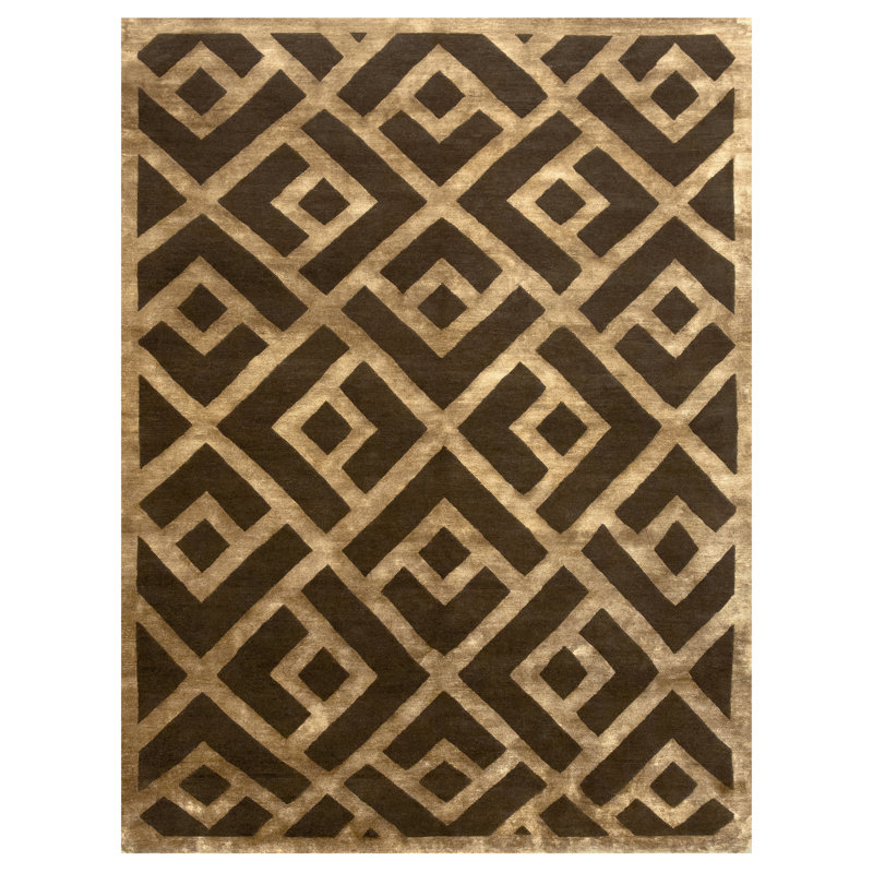 Geometric Area Rug, Rectangle 4' x 6'