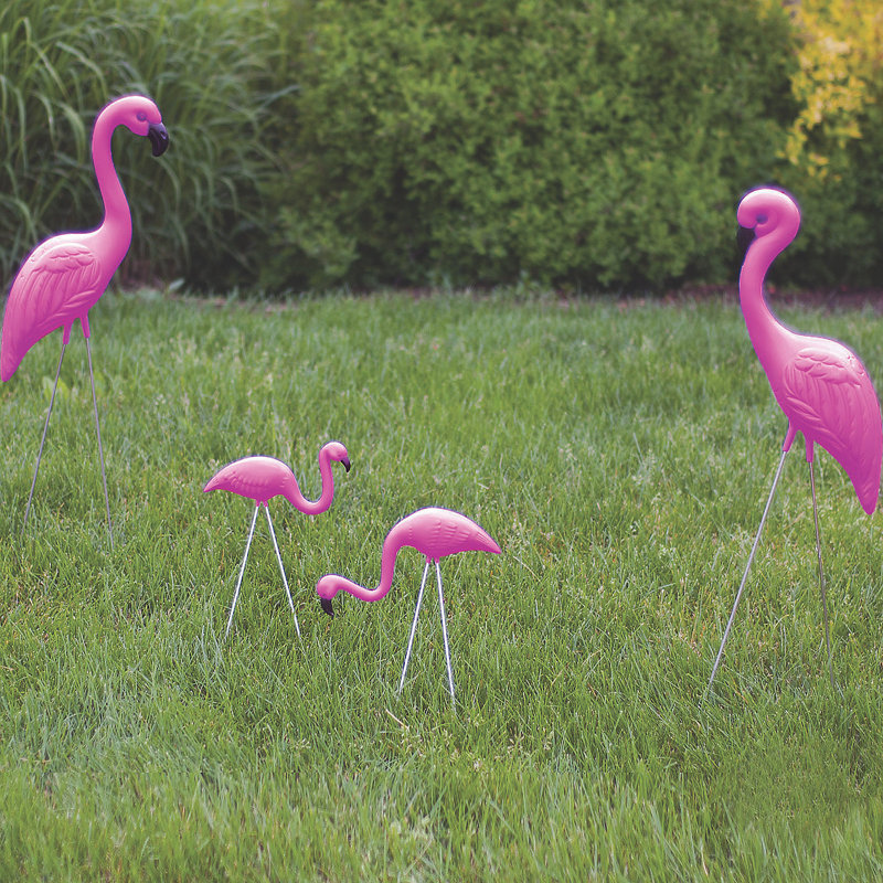 Piquet de jardin familial Geraldyne Flamingo
