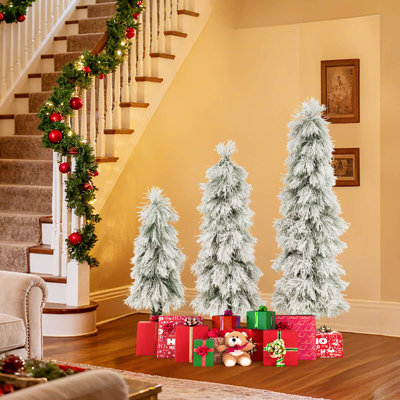 Arbre de Noël artificiel 3 '4' 5 'avec 30 + 50 + 70 lumières DEL
