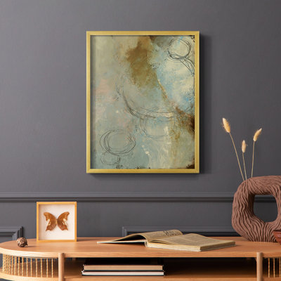 Zen Path I, reproduction encadrée - bois massif