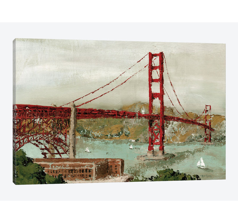 « golden gate bridge », impression sur toile, H 26 po x l 40 po x P 1,5 po