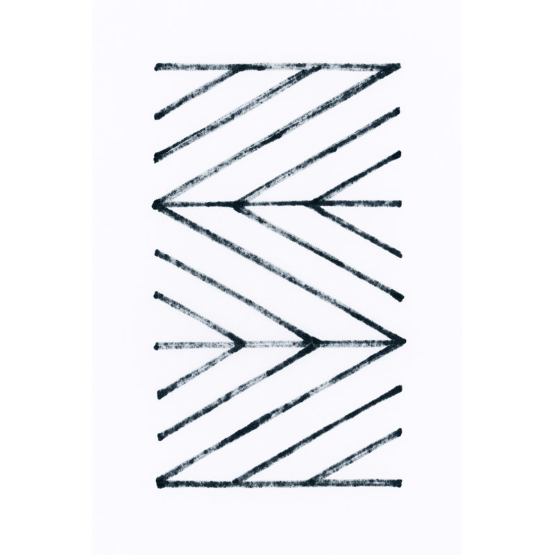Geometric Meditation III by June Erica Vess - Wrapped Canvas Print, 46cm H x 30cm W x 3.8cm D