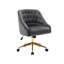 Chaise de travail en velours Batrice-862894005