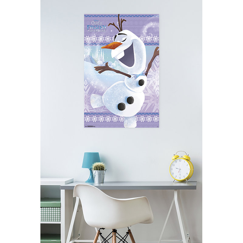 Reproduction d’art sur papier adventure-olaf congelée olaf