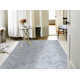 Herringbone Handmade Silver Rug