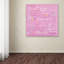 « baby fille », art textuel sur toile tendue-22068941