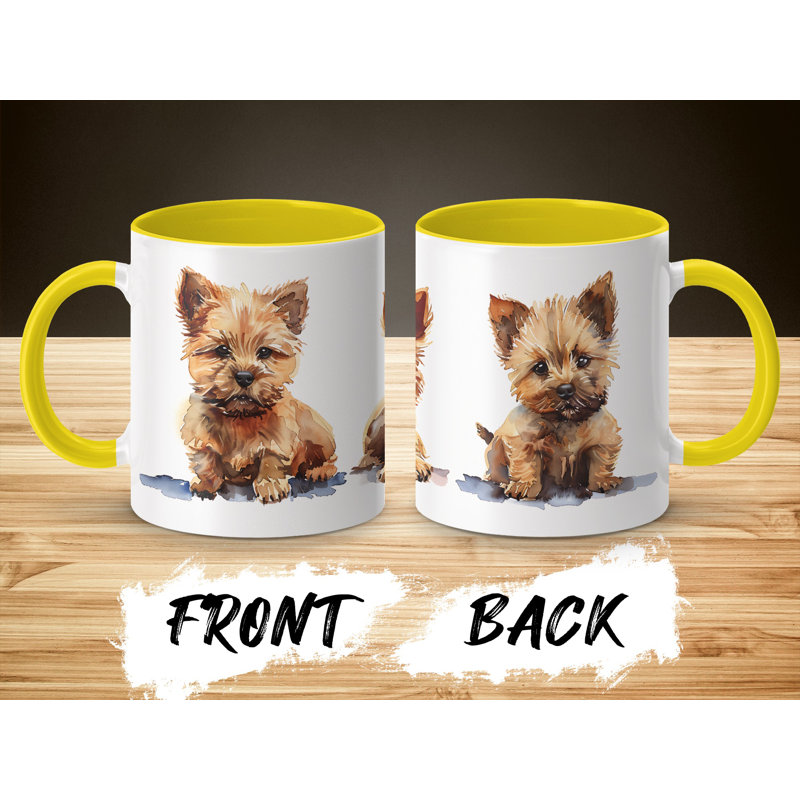 Ceramic Coffee Mug, 1, Yellow