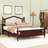 Queen Upholstered Platform Bed with Headboard-1170031415