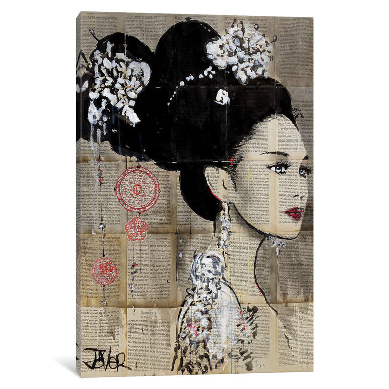 Yu by Loui Jover - Wrapped Canvas Gallery-Wrapped Canvas Giclee, 66.04 cm H x 45.72 cm W x 1.91 cm D