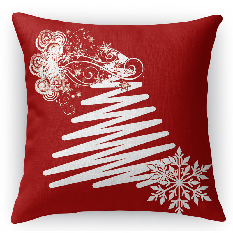 Coussin décoratif intérieur / extérieur Christmas Tree, 12 po x 16 po