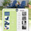 Chaise Adirondack pliante et réglable en PEHD Celese avec repose-pieds-871496258