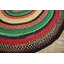 Tapis tressé antique américain Happy Jewel Tone