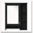 3-in-1 Bathroom Mirror Cabinet, 24-inch Wall Mounted Medicine Cabinet-100542885