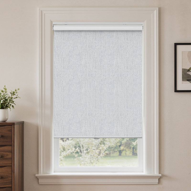 Rideau roulant 100% occultant sans cordon pour fenêtres d'intérieur, 32"W x 75"L, Gray