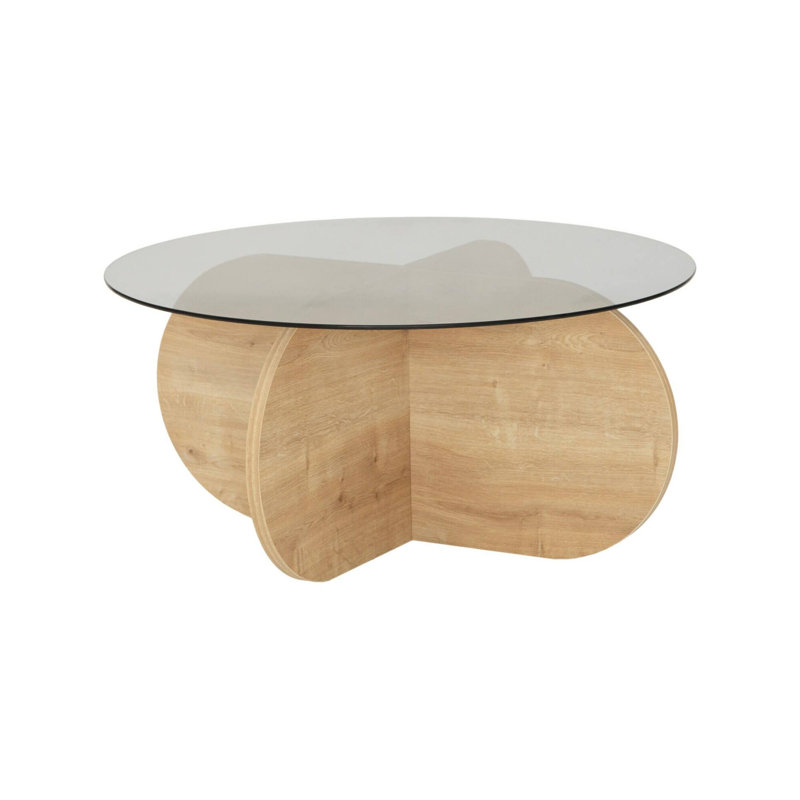 Glorias Coffee Table, Black/Oak
