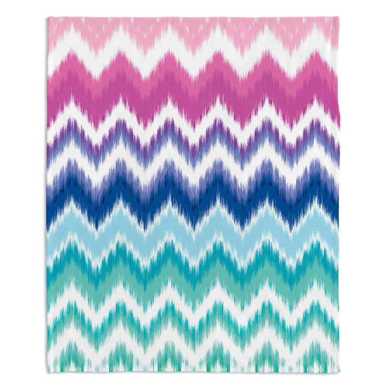 Hand Woven Throw Blanket, 51" W x 60" L