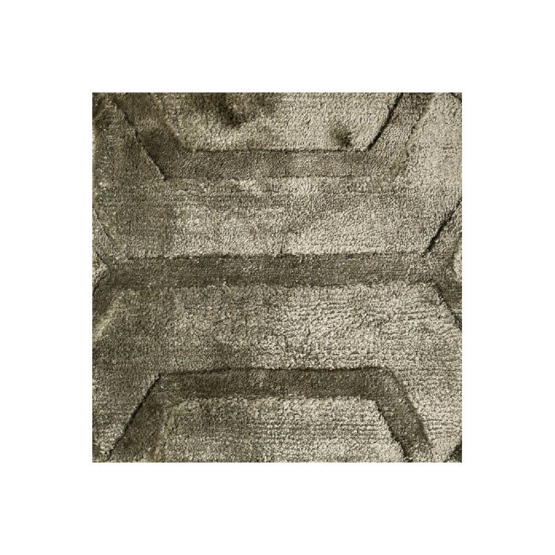 Geometric Area Rug in Green