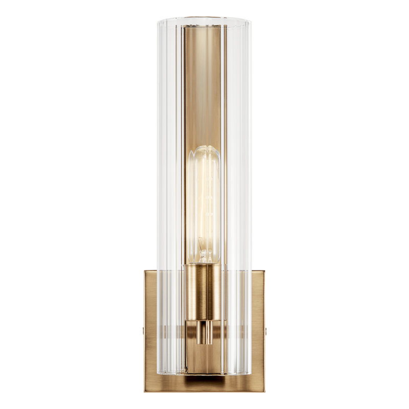 Tonju Steel Armed Sconce, Champagne Bronze