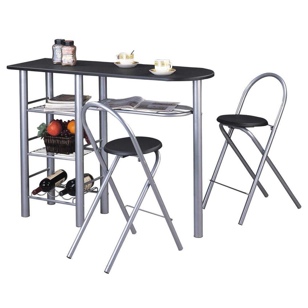 Bar-Set Avallone mit Weinregal