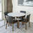Jaelan 4 - Person Solid Wood Top Four Leg Base Dining Set