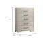 Commode 5 tiroirs Simone