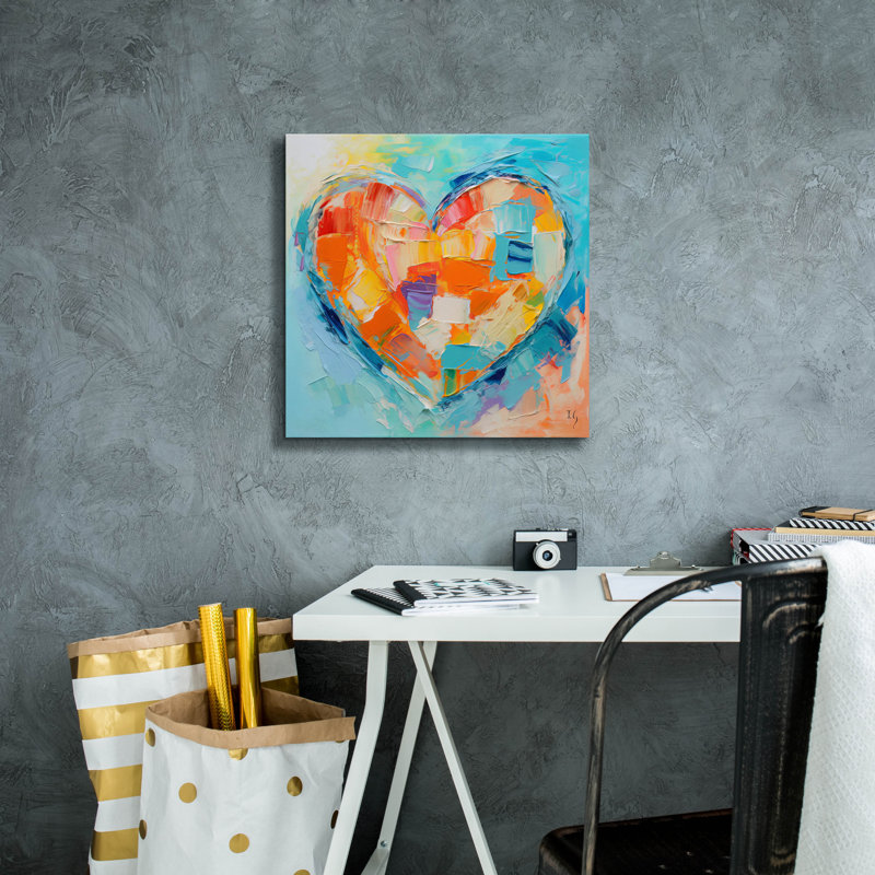«Colours of Emotion» d'Ivan Guaderrama, H 18 po x l 18 po x P 0,75 po