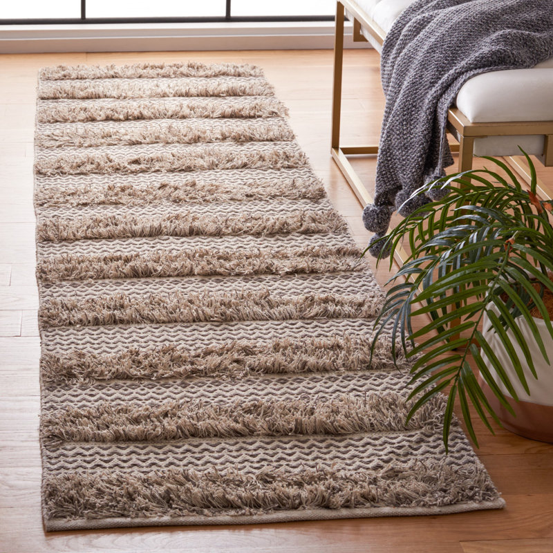Tapis Natura 929 gris / ivoire Natura, Tapis de couloir 2 pi 3 po x 9 pi