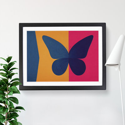 Butterfly Abstract Art Vol.2 - Framed Print