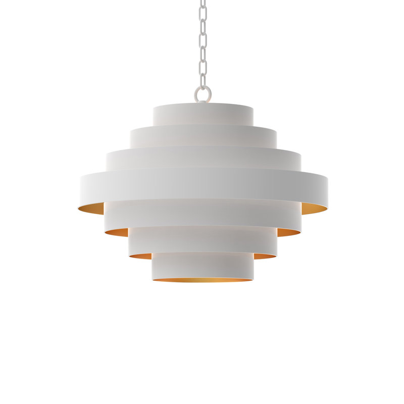 8 - Light LED Chandelier, 15.7" H x 20" W x 20" D