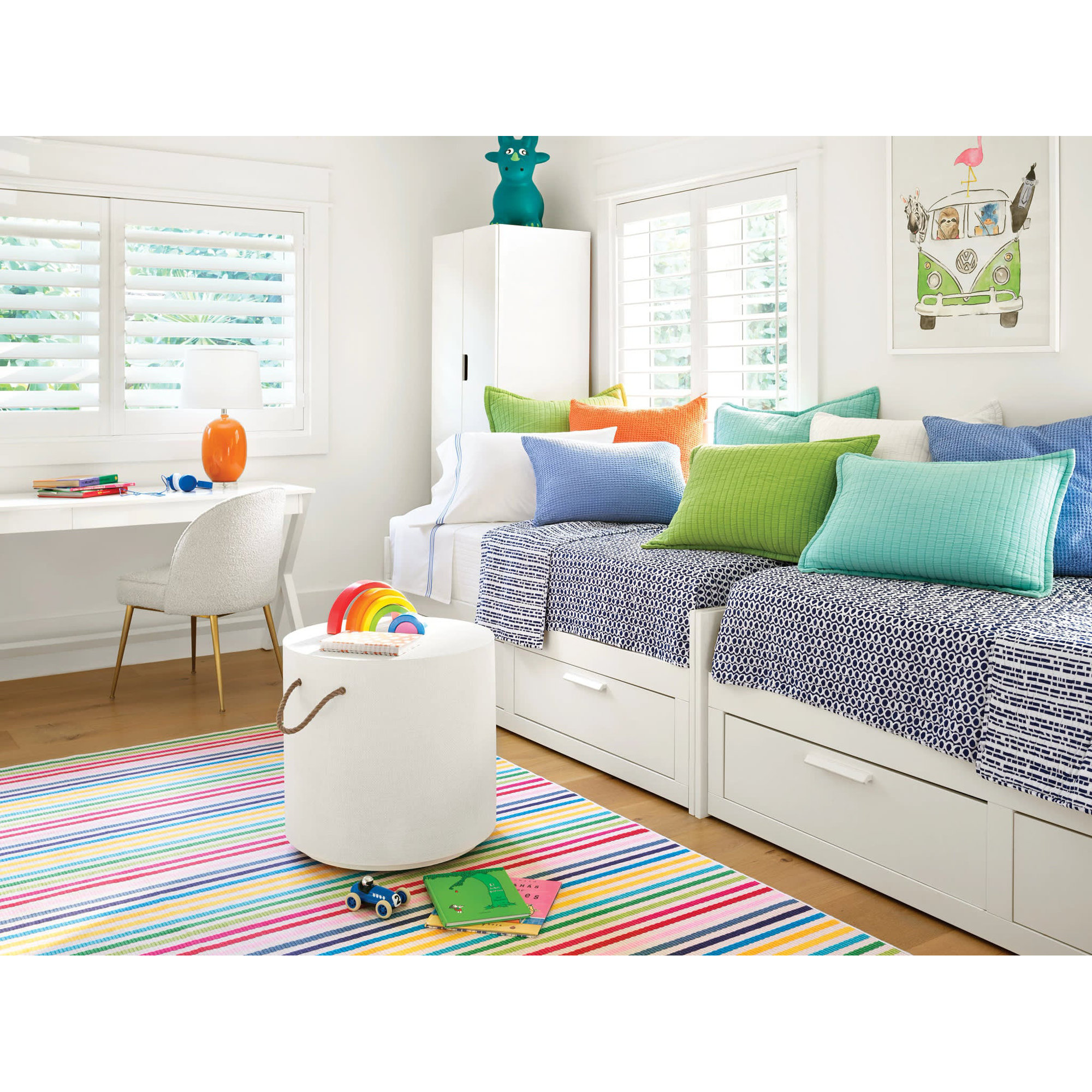 Bubble Matelasse Sham, French Blue, Standard