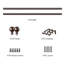 Tringle à rideaux simple réglable 1 po Domynique-1724715511-1724715506