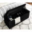 Banc de rangement en velours Fabroni-27327251