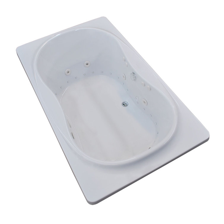 Cayman 71.38'' x 41.5'' Drop-In Acrylic Bathtub